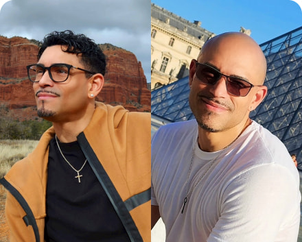  UTS | Ultra Thin Skin V-looped Stock Mens Hairpieces